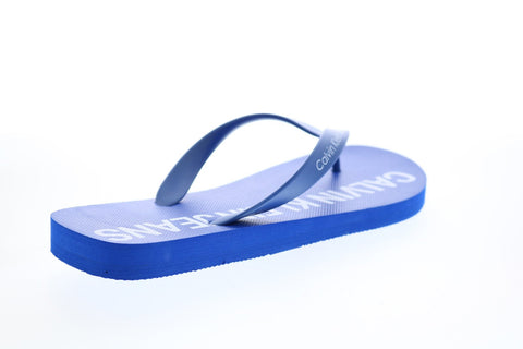 Calvin Klein Errol Jelly 34S0604-BNU Mens Blue Flip-Flops Sandals Shoes