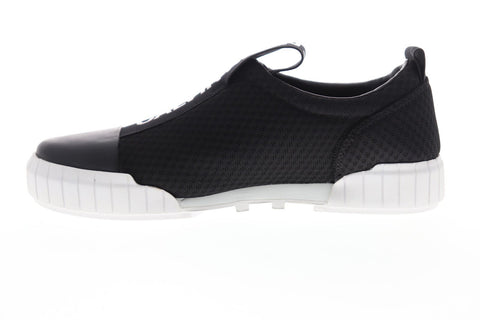 Calvin Klein Brett 34S1737-BLK Mens Black Mesh Slip On Sneakers Shoes