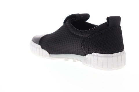Calvin Klein Brett 34S1737-BLK Mens Black Mesh Slip On Sneakers Shoes