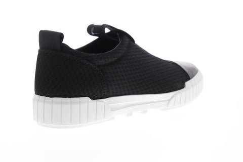Calvin Klein Brett 34S1737-BLK Mens Black Mesh Slip On Sneakers Shoes