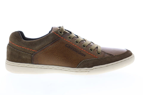 Calvin Klein Chandler Suede Smooth 34S72003-DDG Mens Brown Casual Fashion Sneakers Shoes