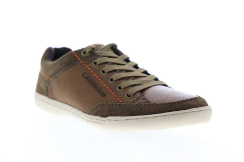 Calvin Klein Chandler Suede Smooth 34S72003-DDG Mens Brown Casual Fashion Sneakers Shoes