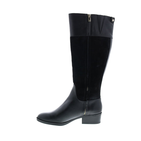 Taryn Rose Greir 34TR1352-BLK Womens Black Leather Casual Dress Boots Shoes
