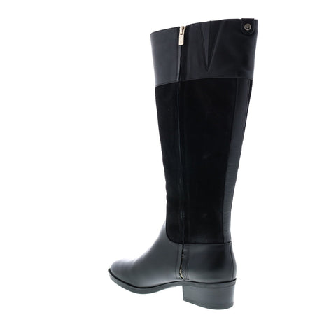 Taryn Rose Greir 34TR1352-BLK Womens Black Leather Casual Dress Boots Shoes