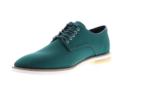 Calvin Klein Atlee Ballistic 34F0456-PND Mens Green Plain Toe Oxfords Shoes