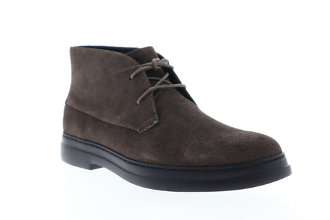 Calvin Klein Rueben Calf 34F0491-GSX Mens Brown Suede Mid Top Chukkas Boots