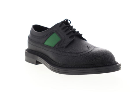 Calvin Klein Carper Scotch Grain 34F0757-BGS Mens Black Wingtip Oxfords Shoes