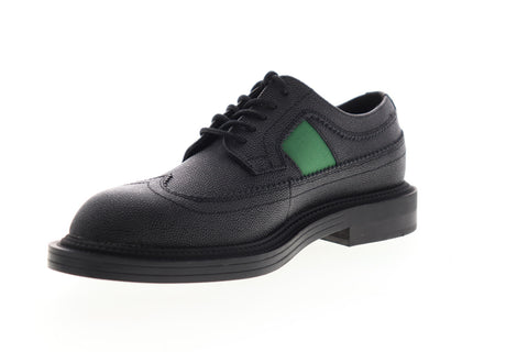 Calvin Klein Carper Scotch Grain 34F0757-BGS Mens Black Wingtip Oxfords Shoes