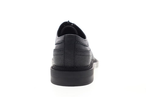 Calvin Klein Carper Scotch Grain 34F0757-BGS Mens Black Wingtip Oxfords Shoes
