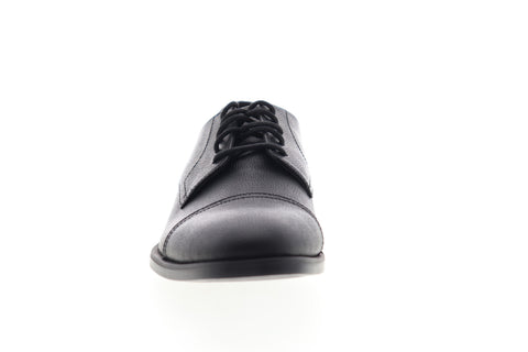 Calvin Klein Conner Small Tumbled 34F0882-BLK Mens Black Cap Toe Oxfords Shoes