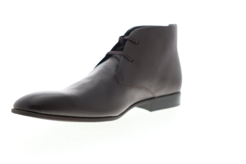 Calvin Klein Carmichael Tumbled Cow 34F0896-DBN Mens Brown Leather Chukkas Boots