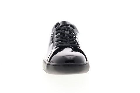Calvin Klein Fuego 34F1157-BLK Mens Black Patent Leather Designer Sneakers Shoes