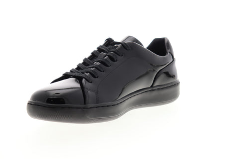 Calvin Klein Fuego 34F1157-BLK Mens Black Patent Leather Designer Sneakers Shoes