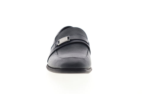 Calvin Klein Lonnie Hatched Emboss 34F1274-DNY Mens Blue Casual Loafers Shoes