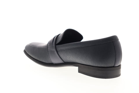 Calvin Klein Lonnie Hatched Emboss 34F1274-DNY Mens Blue Casual Loafers Shoes