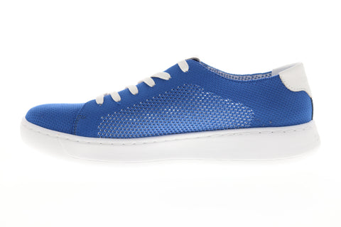 Calvin Klein Freeport Knit 34F1287-SPU Mens Blue Canvas Designer Sneakers Shoes