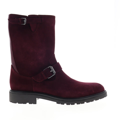 Calvin Klein Ugilio Calf Suede Mens 34F1604-DRR Purple Casual Dress Boots