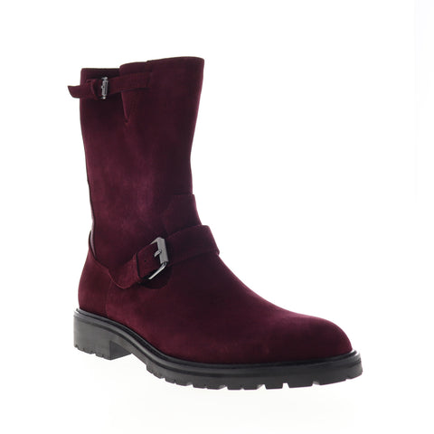 Calvin Klein Ugilio Calf Suede Mens 34F1604-DRR Purple Casual Dress Boots