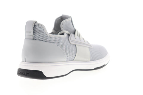 Calvin Klein Phyll 34F2044-BYG Mens Gray Mesh Low Top Designer Sneakers Shoes