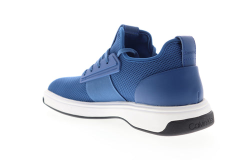 Calvin Klein Phyll 34F2044-SPU Mens Blue Mesh Low Top Designer Sneakers Shoes