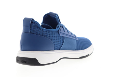 Calvin Klein Phyll 34F2044-SPU Mens Blue Mesh Low Top Designer Sneakers Shoes