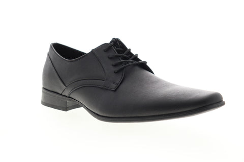 Calvin Klein Benton Weave Emboss 34F2936-BLK Mens Black Plain Toe Oxfords Shoes