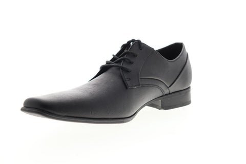 Calvin Klein Benton Weave Emboss 34F2936-BLK Mens Black Plain Toe Oxfords Shoes