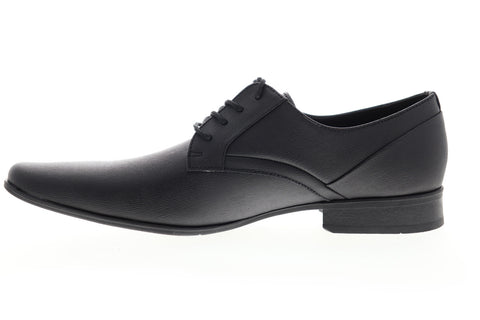 Calvin Klein Benton Weave Emboss 34F2936-BLK Mens Black Plain Toe Oxfords Shoes