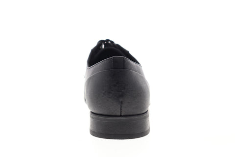 Calvin Klein Benton Weave Emboss 34F2936-BLK Mens Black Plain Toe Oxfords Shoes