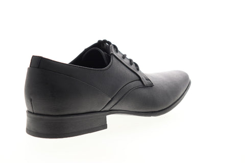 Calvin Klein Benton Weave Emboss 34F2936-BLK Mens Black Plain Toe Oxfords Shoes