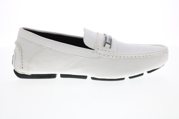 Calvin Klein Merve 34F9189-WHT Mens White Synthetic Leather  display picture 1