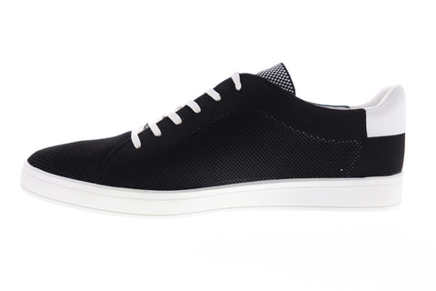 Calvin Klein Blaze 34F9412-BLK Mens Black Canvas Low Top Designer Sneakers Shoes