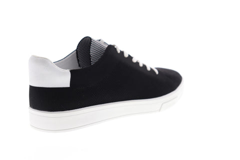 Calvin Klein Blaze 34F9412-BLK Mens Black Canvas Low Top Designer Sneakers Shoes