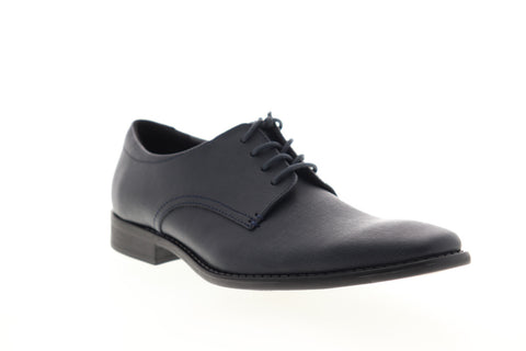 Calvin Klein Ridge Jr Weave Emboss 34F9437-DNY Mens Blue Plain Toe Oxfords Shoes
