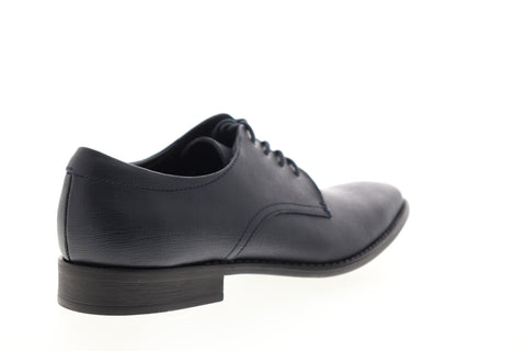 Calvin Klein Ridge Jr Weave Emboss 34F9437-DNY Mens Blue Plain Toe Oxfords Shoes