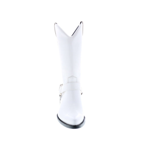 Calvin Klein Tex Tammy Abrasivato 34J0850-WHT Womens White Western Boots