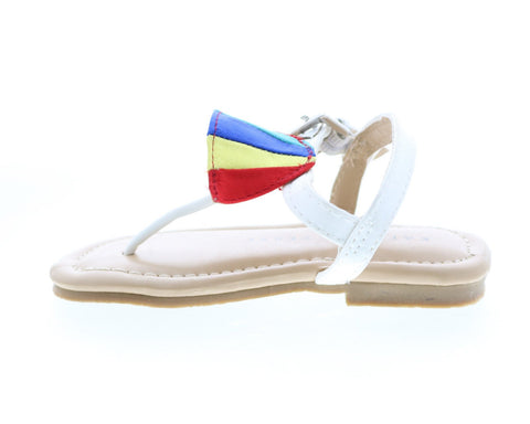 Katy Perry The Cabana 34PK0009-WHT Toddler White Strap Sandals Shoes