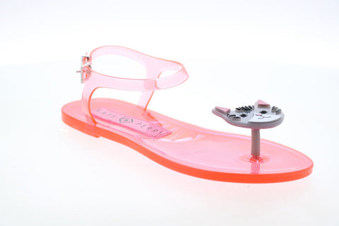 Katy Perry The Geli Womens Red Synthetic Strap Strap Sandals Shoes