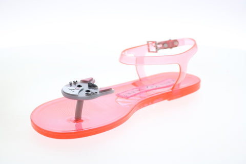 Katy Perry The Geli Womens Red Synthetic Strap Strap Sandals Shoes