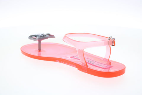 Katy Perry The Geli Womens Red Synthetic Strap Strap Sandals Shoes