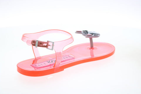 Katy Perry The Geli Womens Red Synthetic Strap Strap Sandals Shoes