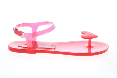 Katy Perry The Geli Womens Red Synthetic Strap Strap Sandals Shoes