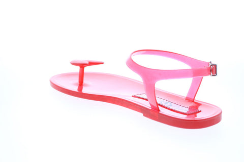 Katy Perry The Geli Womens Red Synthetic Strap Strap Sandals Shoes