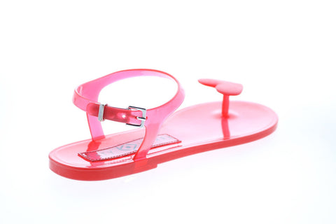 Katy Perry The Geli Womens Red Synthetic Strap Strap Sandals Shoes