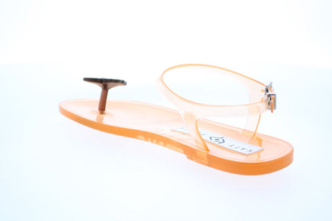 Katy Perry The Geli Womens Orange Synthetic Strap Strap Sandals Shoes