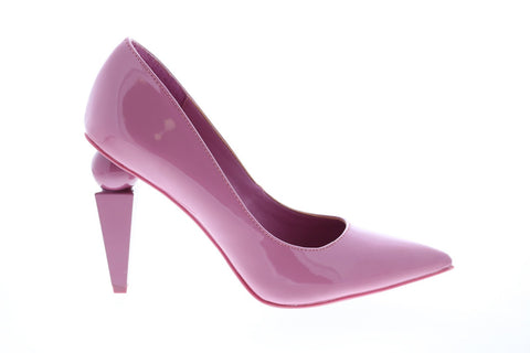 Katy Perry The Memphis Womens Purple Synthetic Slip On Pumps Heels Shoes