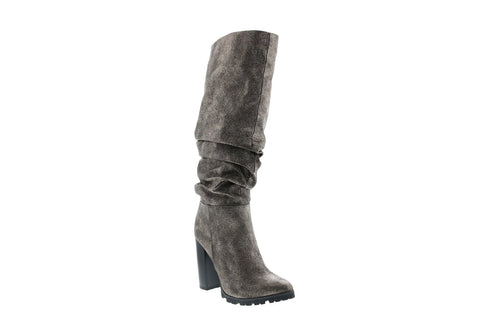 Katy Perry The Oniel Womens Gray Synthetic Slip On Knee-High Boots 