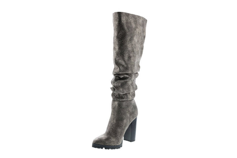 Katy Perry The Oniel Womens Gray Synthetic Slip On Knee-High Boots 