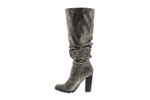 Katy Perry The Oniel Womens Gray Synthetic Slip On Knee-High Boots 