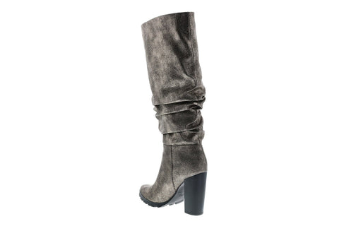 Katy Perry The Oniel Womens Gray Synthetic Slip On Knee-High Boots 